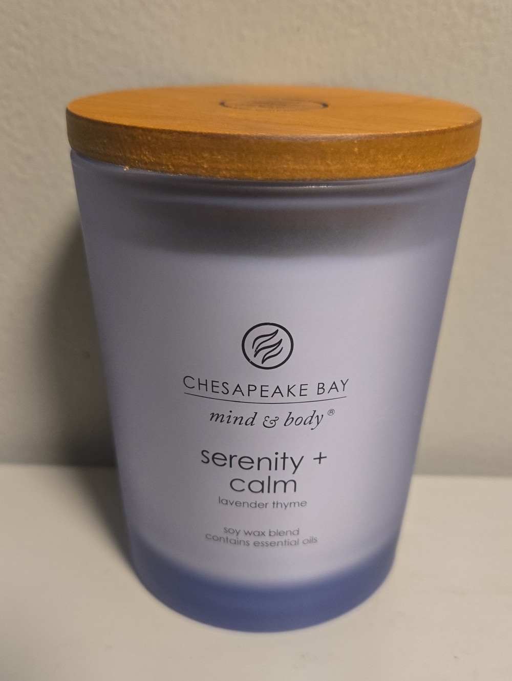 Chesapeake Bay Serenity + Calm Lavender Thyme Candle - Lavender